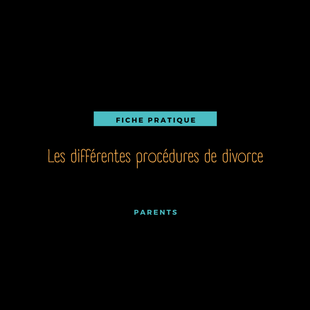 Présentation des différents types de divorce